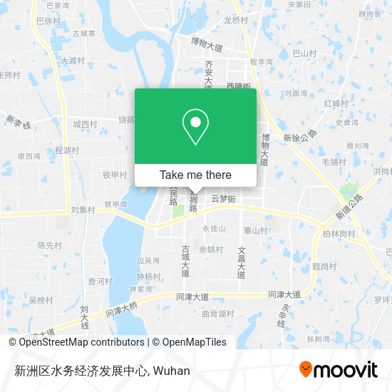 新洲区水务经济发展中心 map