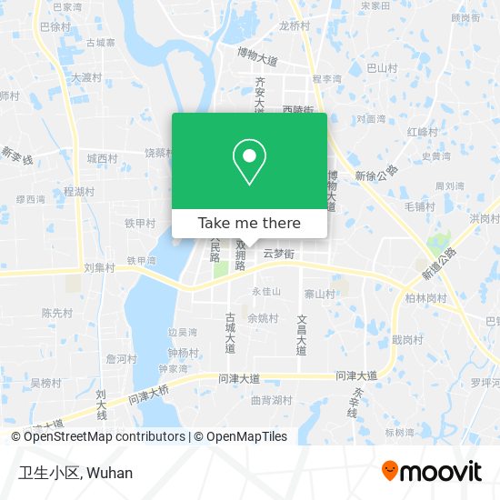 卫生小区 map