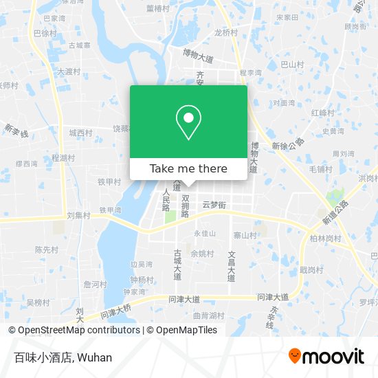 百味小酒店 map