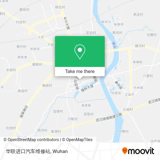 华联进口汽车维修站 map