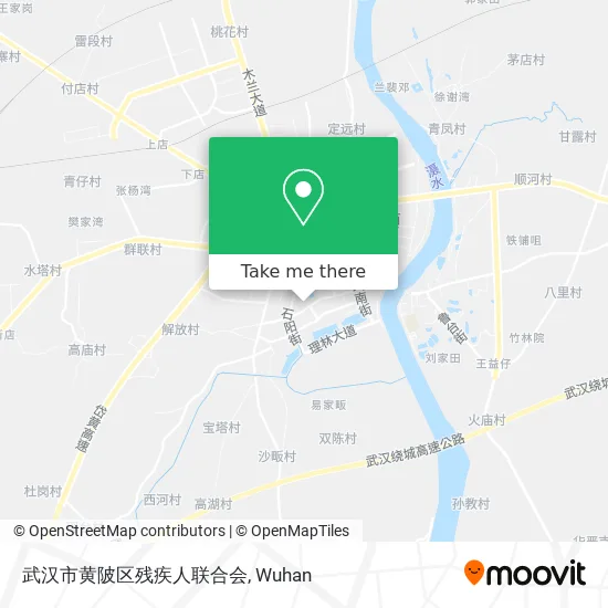 武汉市黄陂区残疾人联合会 map