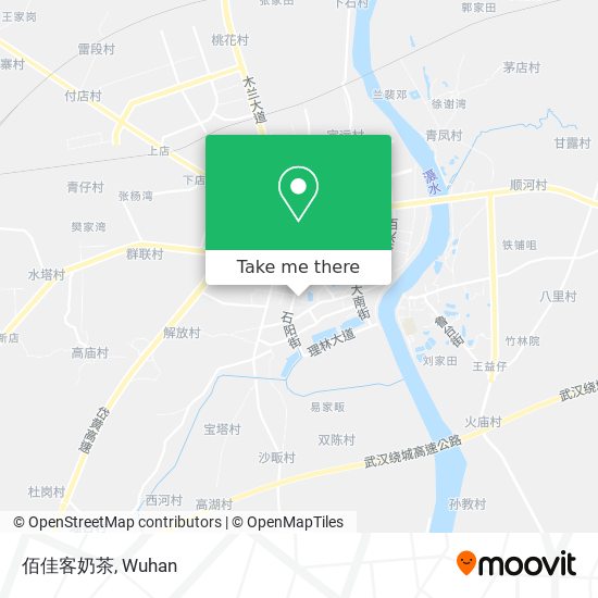 佰佳客奶茶 map