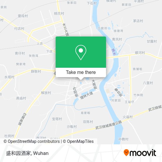 盛和园酒家 map