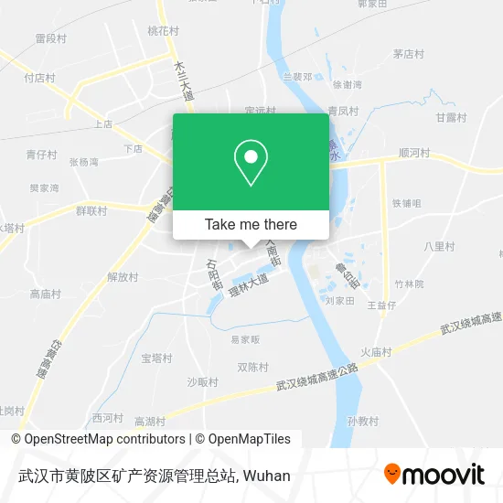 武汉市黄陂区矿产资源管理总站 map