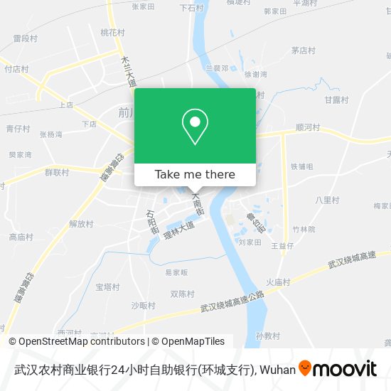 武汉农村商业银行24小时自助银行(环城支行) map