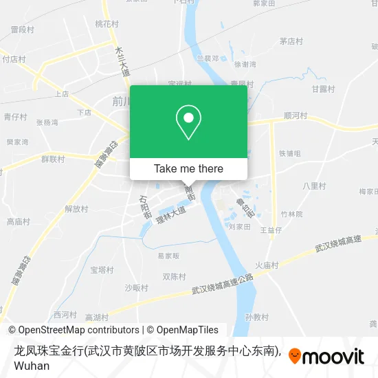 龙凤珠宝金行(武汉市黄陂区市场开发服务中心东南) map