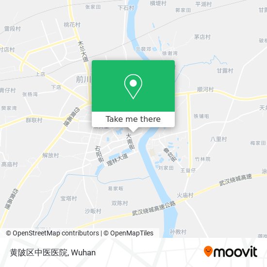 黄陂区中医医院 map