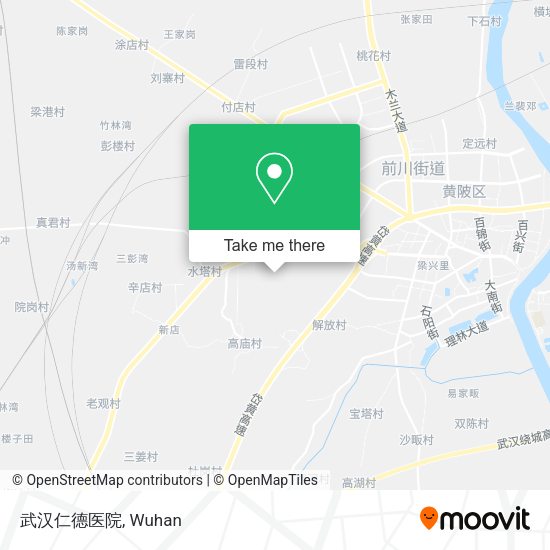 武汉仁德医院 map