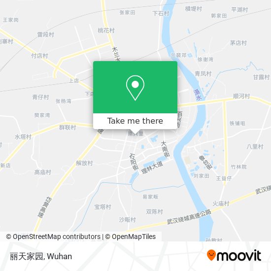 丽天家园 map