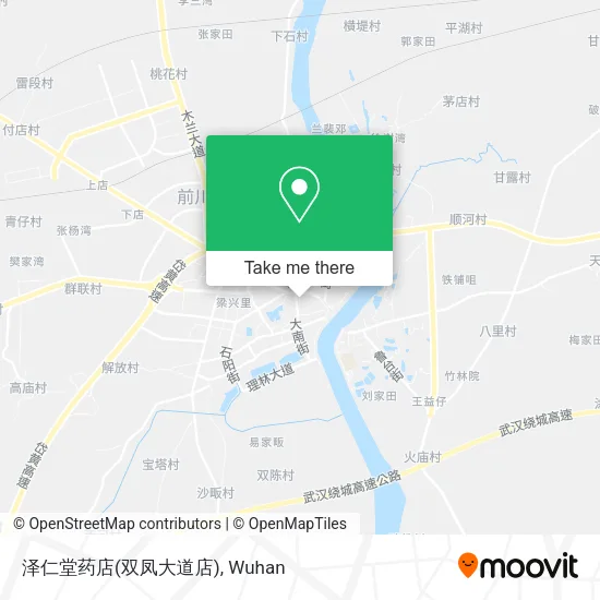 泽仁堂药店(双凤大道店) map