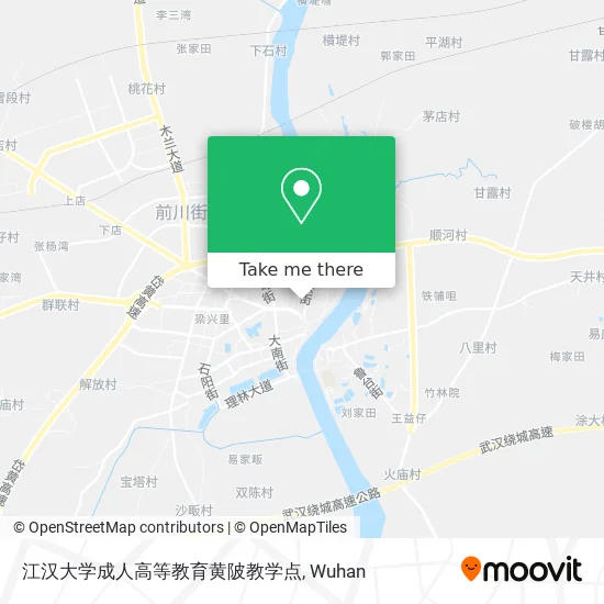 江汉大学成人高等教育黄陂教学点 map