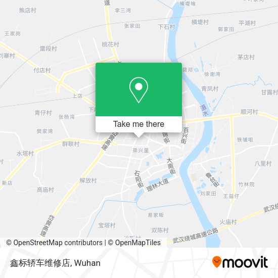 鑫标轿车维修店 map
