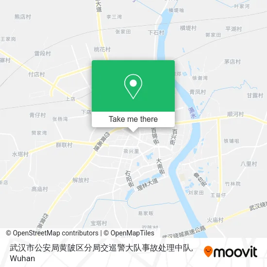 武汉市公安局黄陂区分局交巡警大队事故处理中队 map