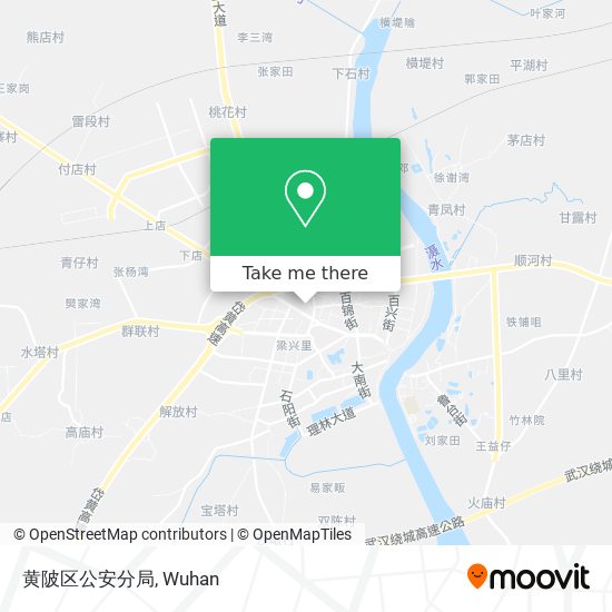 黄陂区公安分局 map