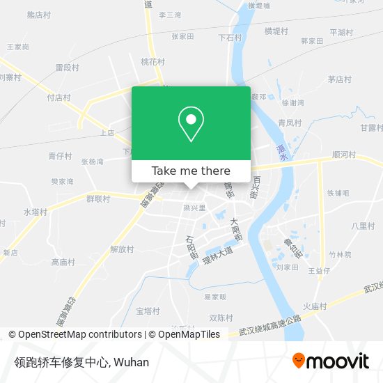 领跑轿车修复中心 map