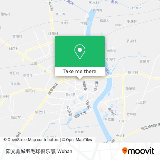 阳光鑫城羽毛球俱乐部 map