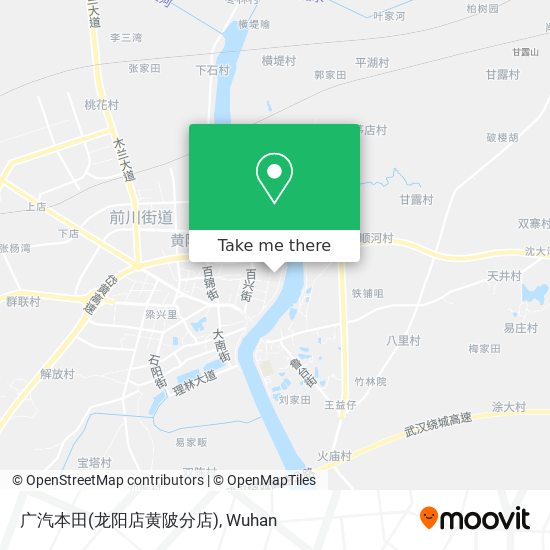 广汽本田(龙阳店黄陂分店) map