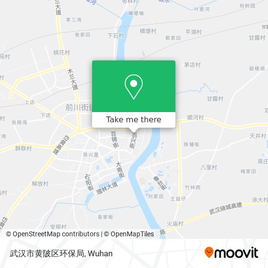 武汉市黄陂区环保局 map