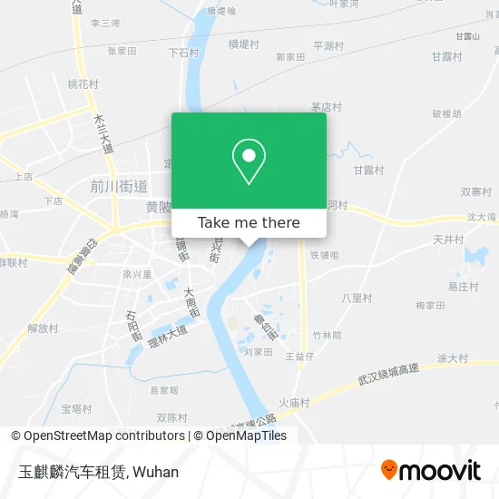 玉麒麟汽车租赁 map