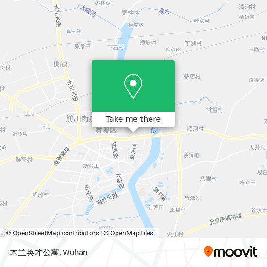 木兰英才公寓 map