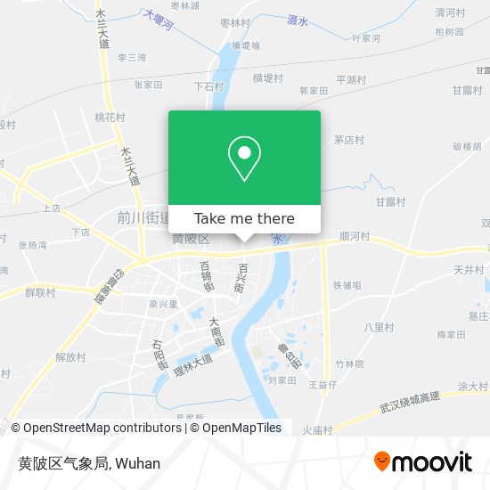 黄陂区气象局 map