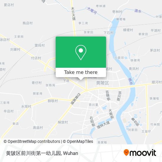 黄陂区前川街第一幼儿园 map