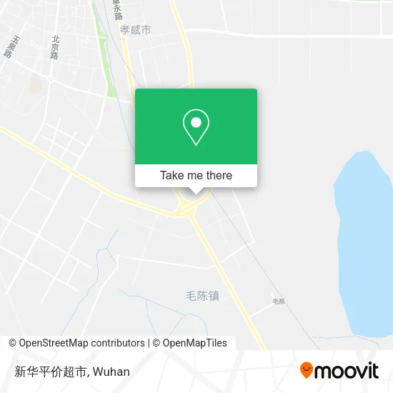 新华平价超市 map