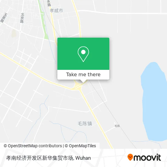 孝南经济开发区新华集贸市场 map