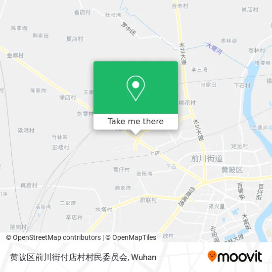 黄陂区前川街付店村村民委员会 map
