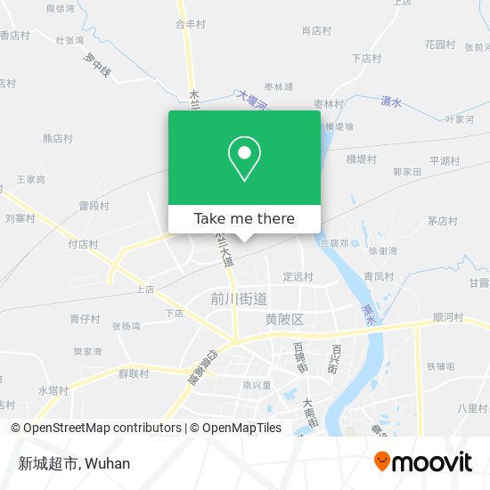 新城超市 map