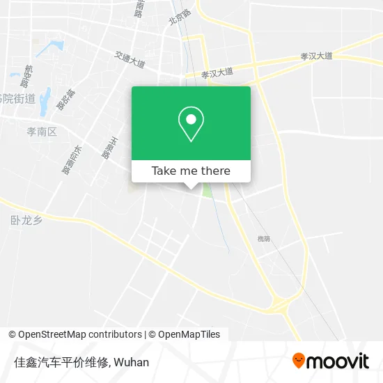 佳鑫汽车平价维修 map