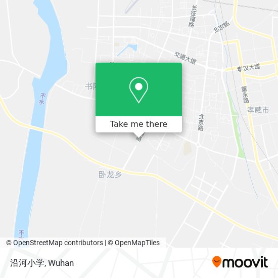 沿河小学 map