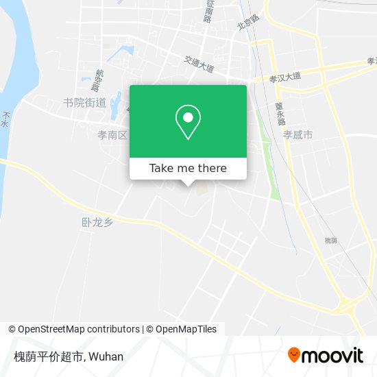 槐荫平价超市 map