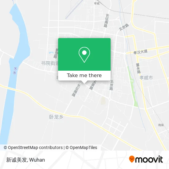 新诚美发 map
