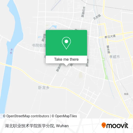 湖北职业技术学院医学分院 map