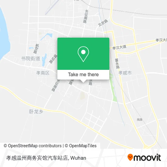 孝感温州商务宾馆汽车站店 map