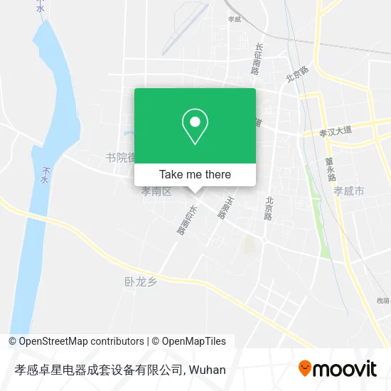 孝感卓星电器成套设备有限公司 map