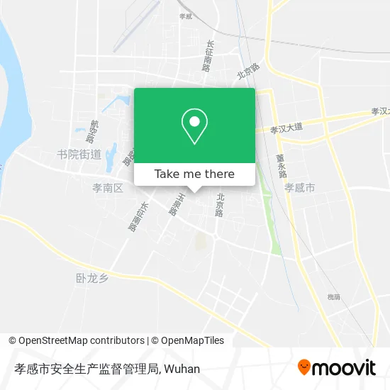 孝感市安全生产监督管理局 map