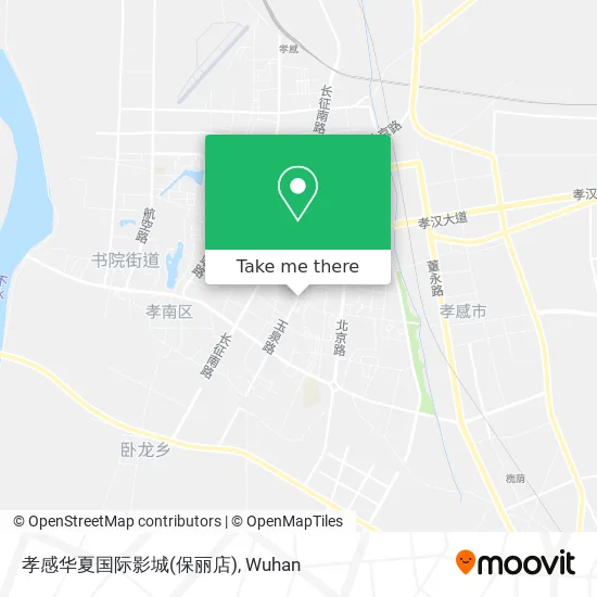孝感华夏国际影城(保丽店) map