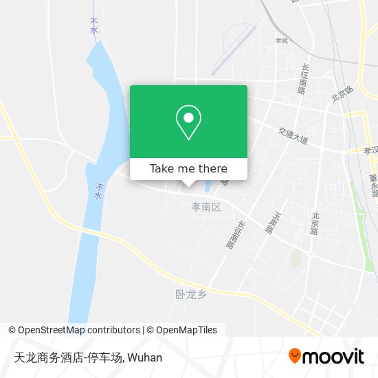 天龙商务酒店-停车场 map