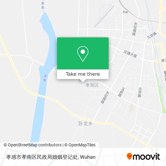 孝感市孝南区民政局婚姻登记处 map