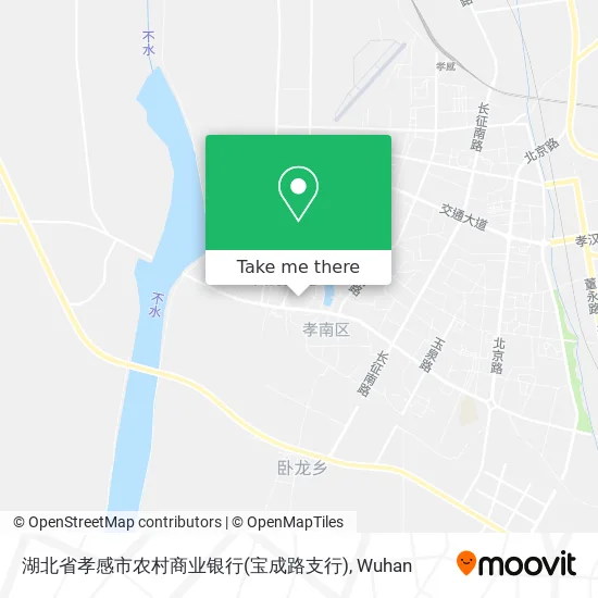 湖北省孝感市农村商业银行(宝成路支行) map