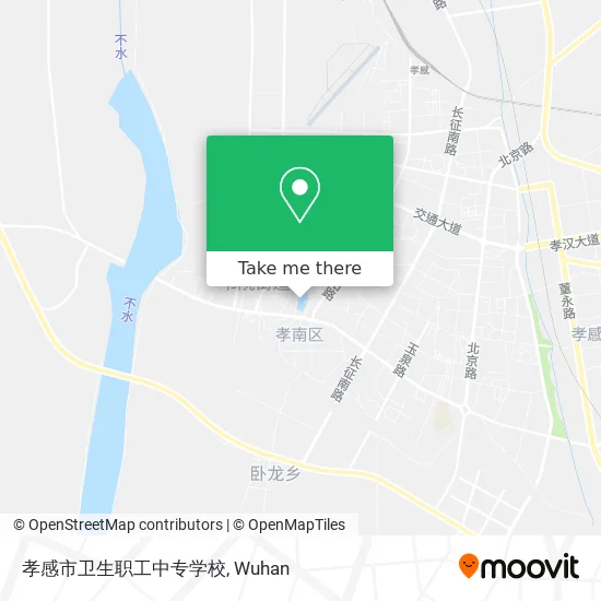 孝感市卫生职工中专学校 map