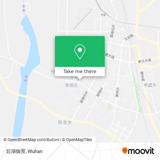 后湖御景 map
