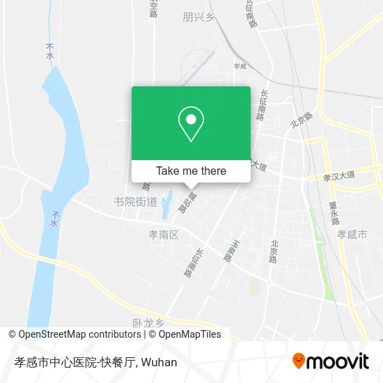 孝感市中心医院-快餐厅 map