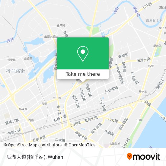 后湖大道(招呼站) map