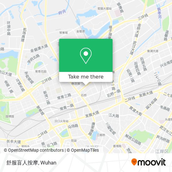 舒服盲人按摩 map