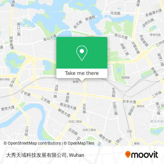 大秀天域科技发展有限公司 map
