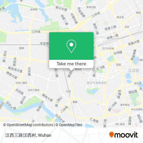 汉西三路汉西村 map