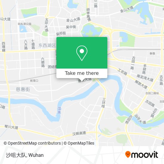沙咀大队 map